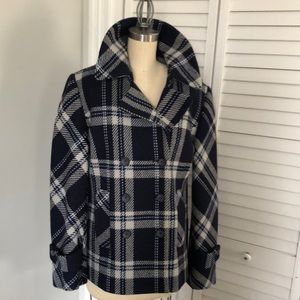 New Talbots plaid jacket